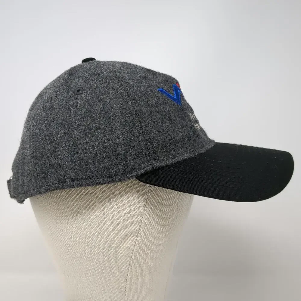 New Era Baseball Cap Gray One Size West Valley Construction Wool Slideback Hat